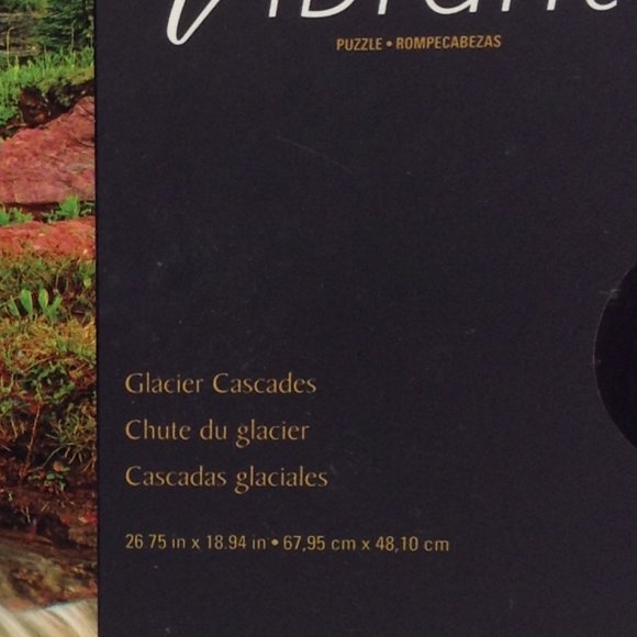 Mega Puzzles 1000 Pieces Glacier Cascades - Picture 7 of 7